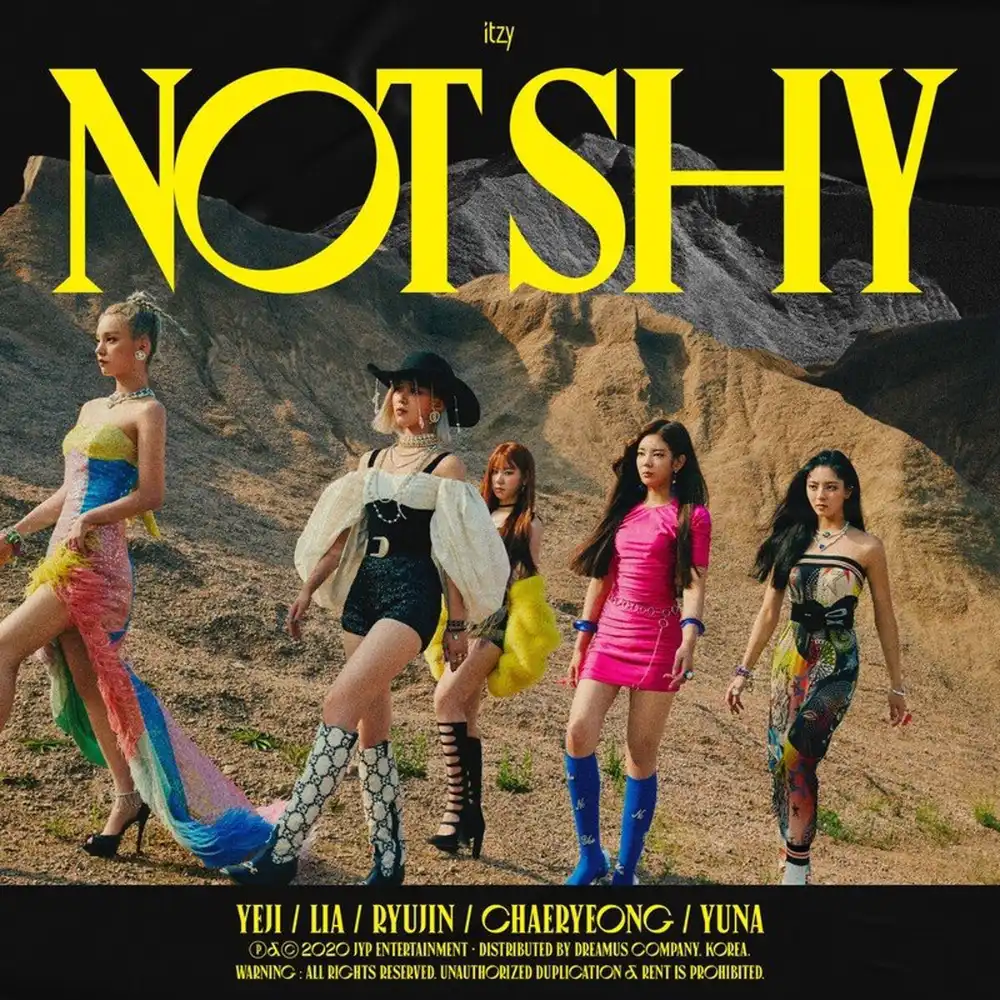 Обкладинка: Not Shy — ITZY